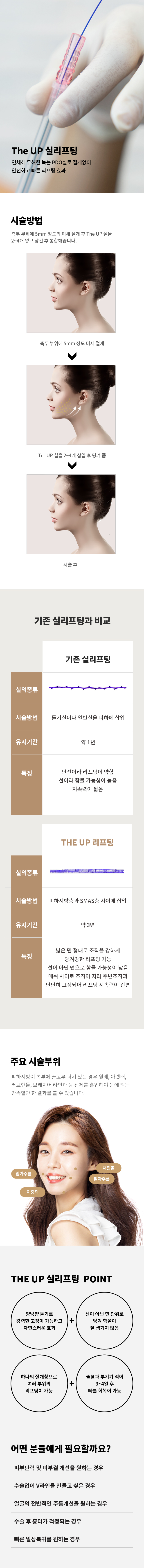 The UP 실리프팅